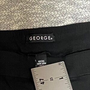 George black capri pants women Size 4XL. SKU860#capris #workwear